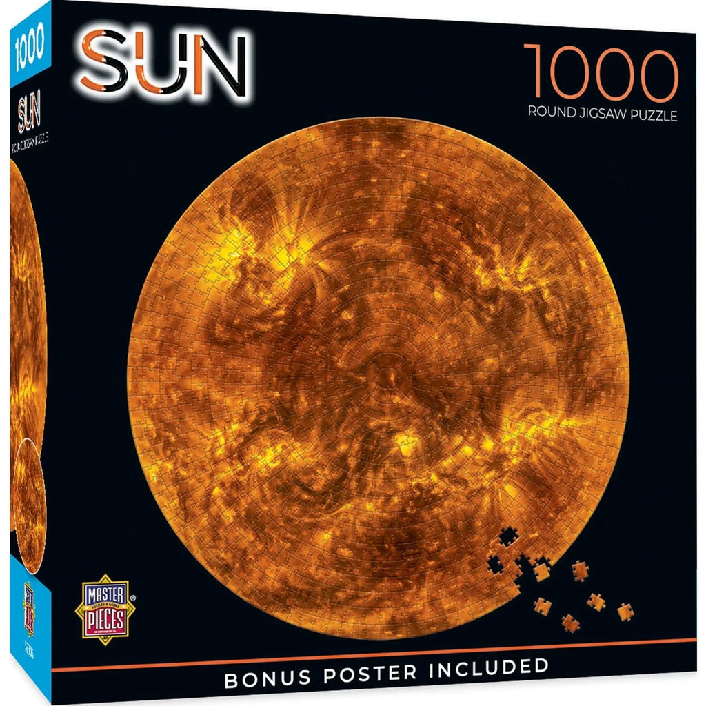 The Sun - 1000 Piece Round Jigsaw Puzzle - Out of Play