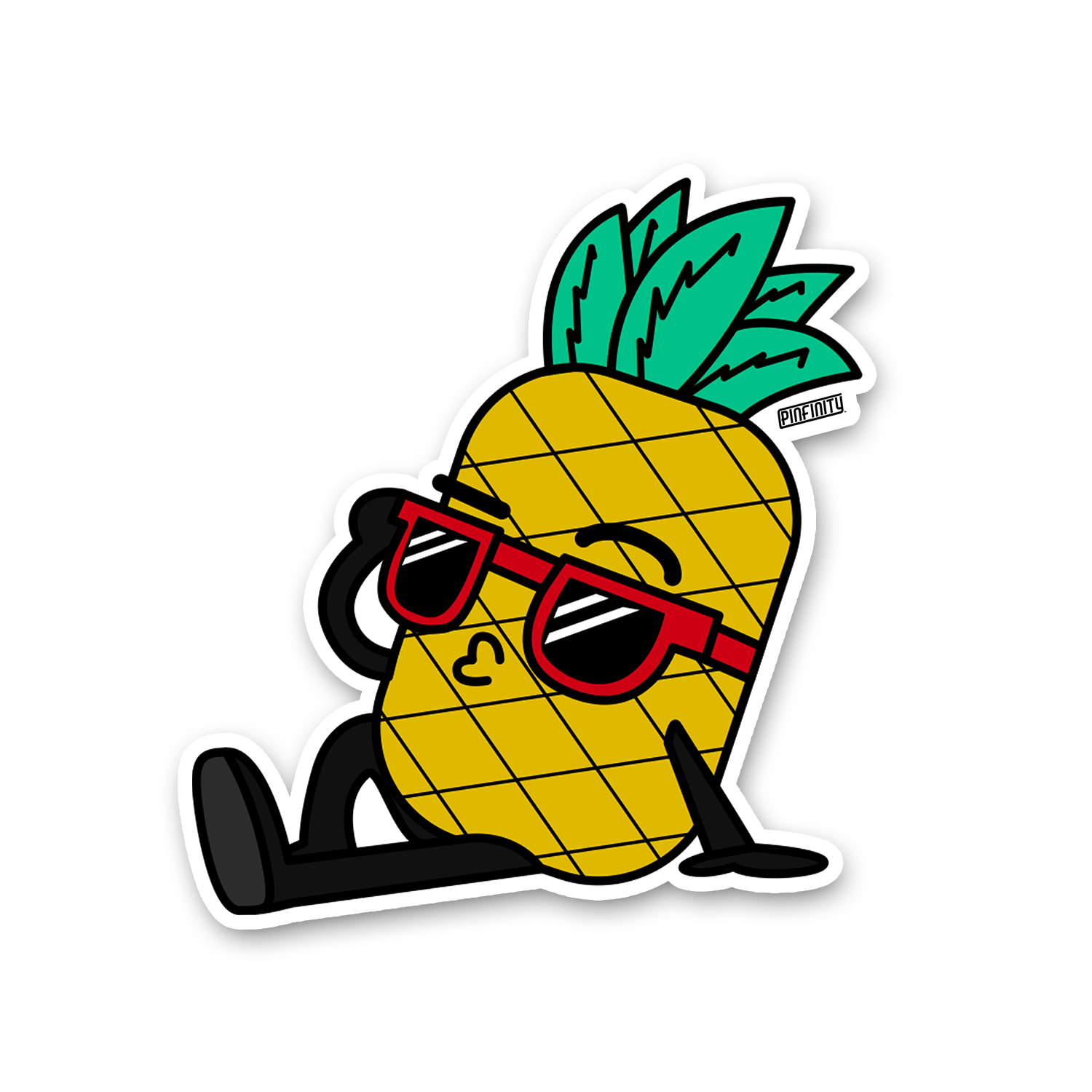 Tropicool Pineapple 3” AR Sticker