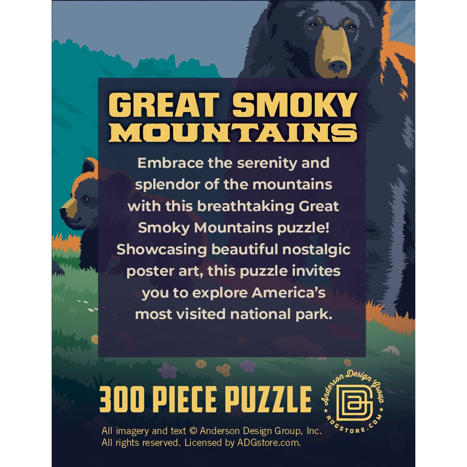Great Smoky Mountains National Park 300 Piece Jigsaw Puzzle - Out of Play