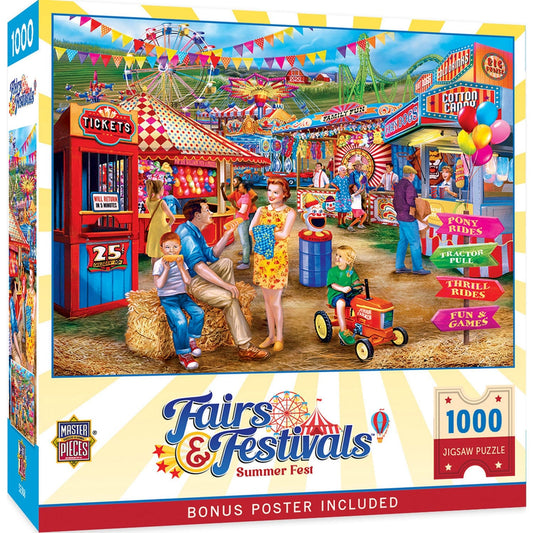 Fairs & Festivals - Summer Fest 1000 Piece Jigsaw Puzzle - Out of Play