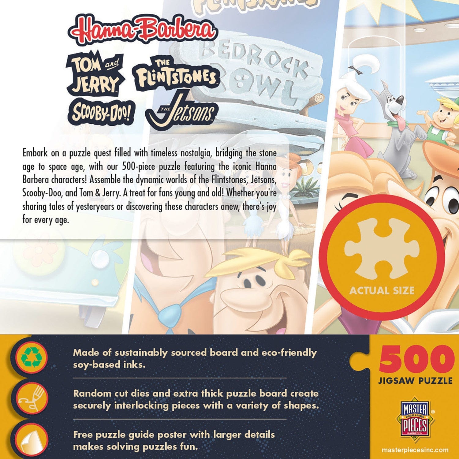 Cartoons - Hanna-Barbera Classics 500 Piece Puzzle MasterPieces Puzzle Company INC