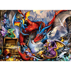 Glow in the Dark - Dragon's Horde 1000 Piece Jigsaw Puzzle - Out of Play