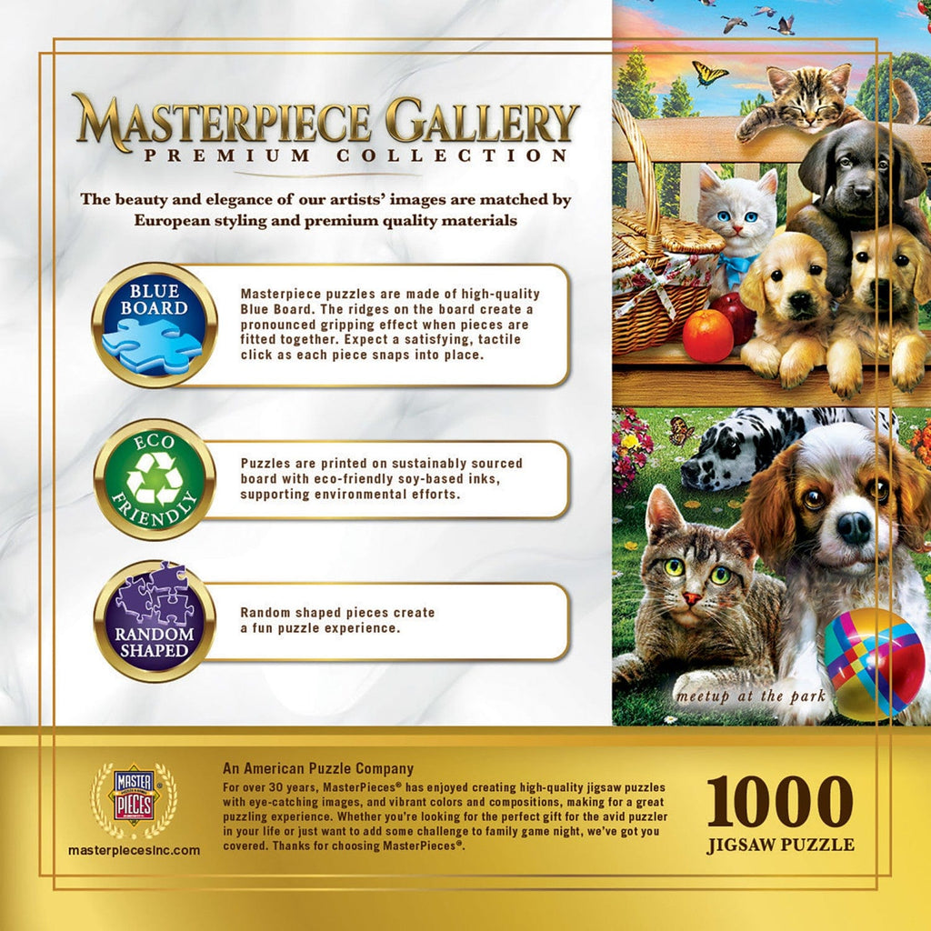 Masterpiece Gallery - Meetup at the Park 1000 Piece Jigsaw Puzzle - Out of Play
