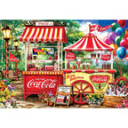 Signature Collection - Coca-Cola Stand 2000 Piece Jigsaw Puzzle - Out of Play