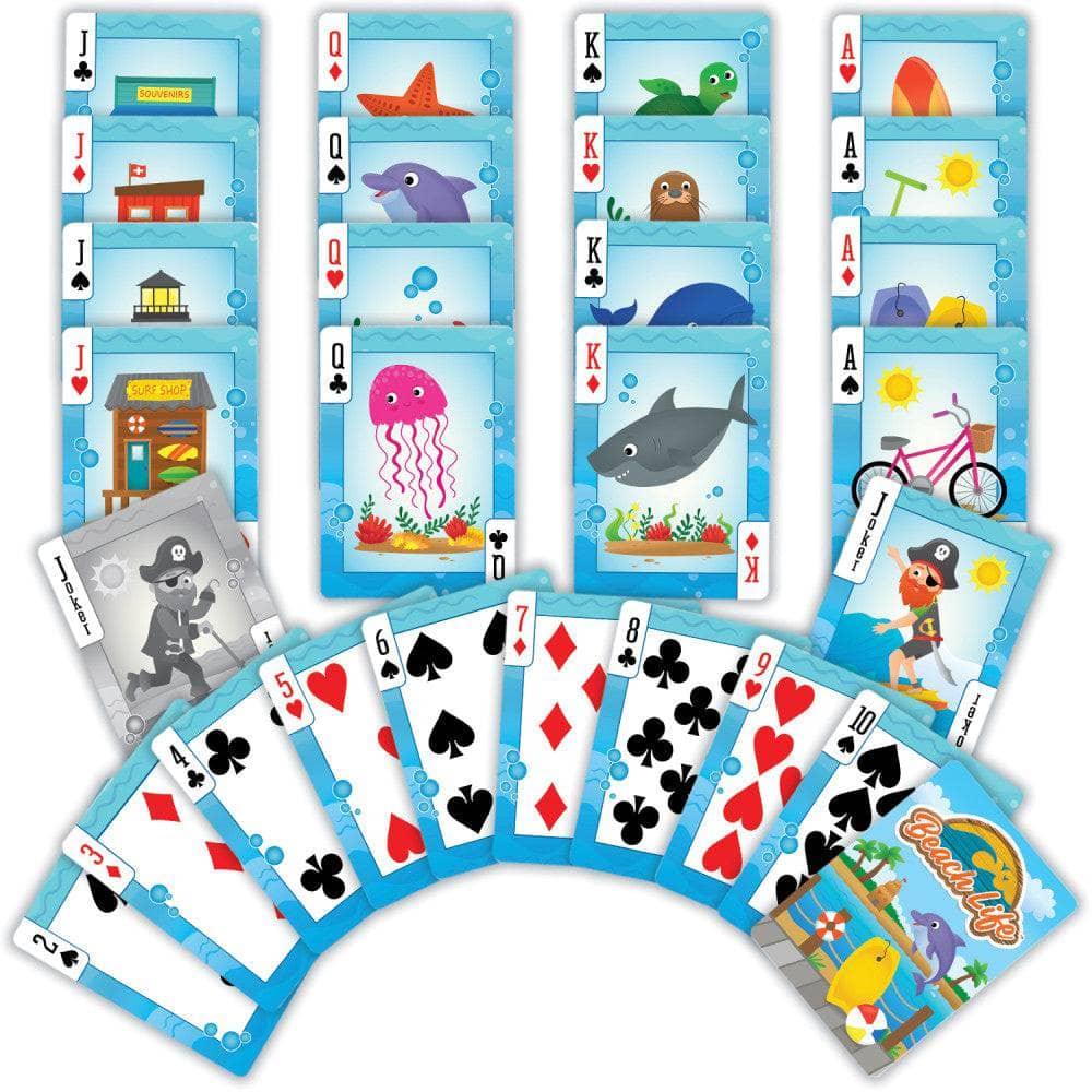 Beach Life Playing Cards - 54 Card Deck - Out of Play