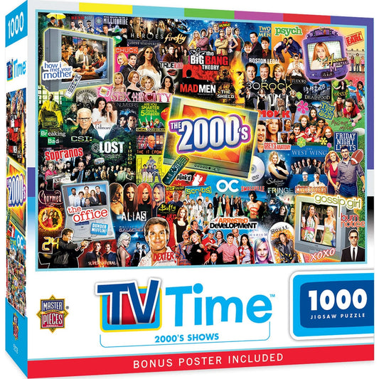 TV Time - 2000's Shows 1000 Piece Jigsaw Puzzle - Out of Play