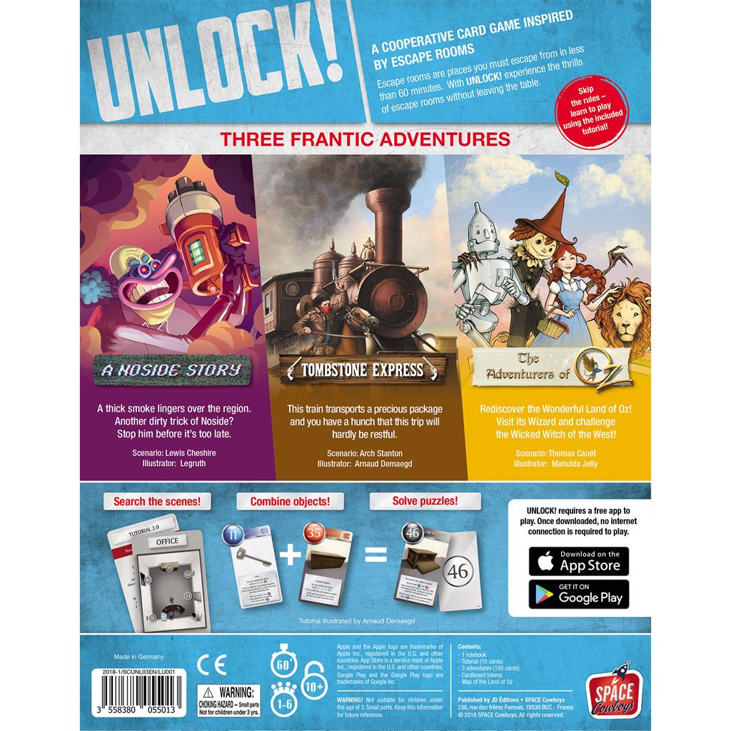 Unlock! Secret Adventures - Board Game - Out of Play