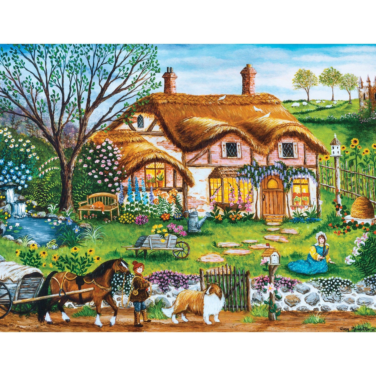 Folk Art Jigsaw Puzzle Collection - 12 Pack - Out of Play