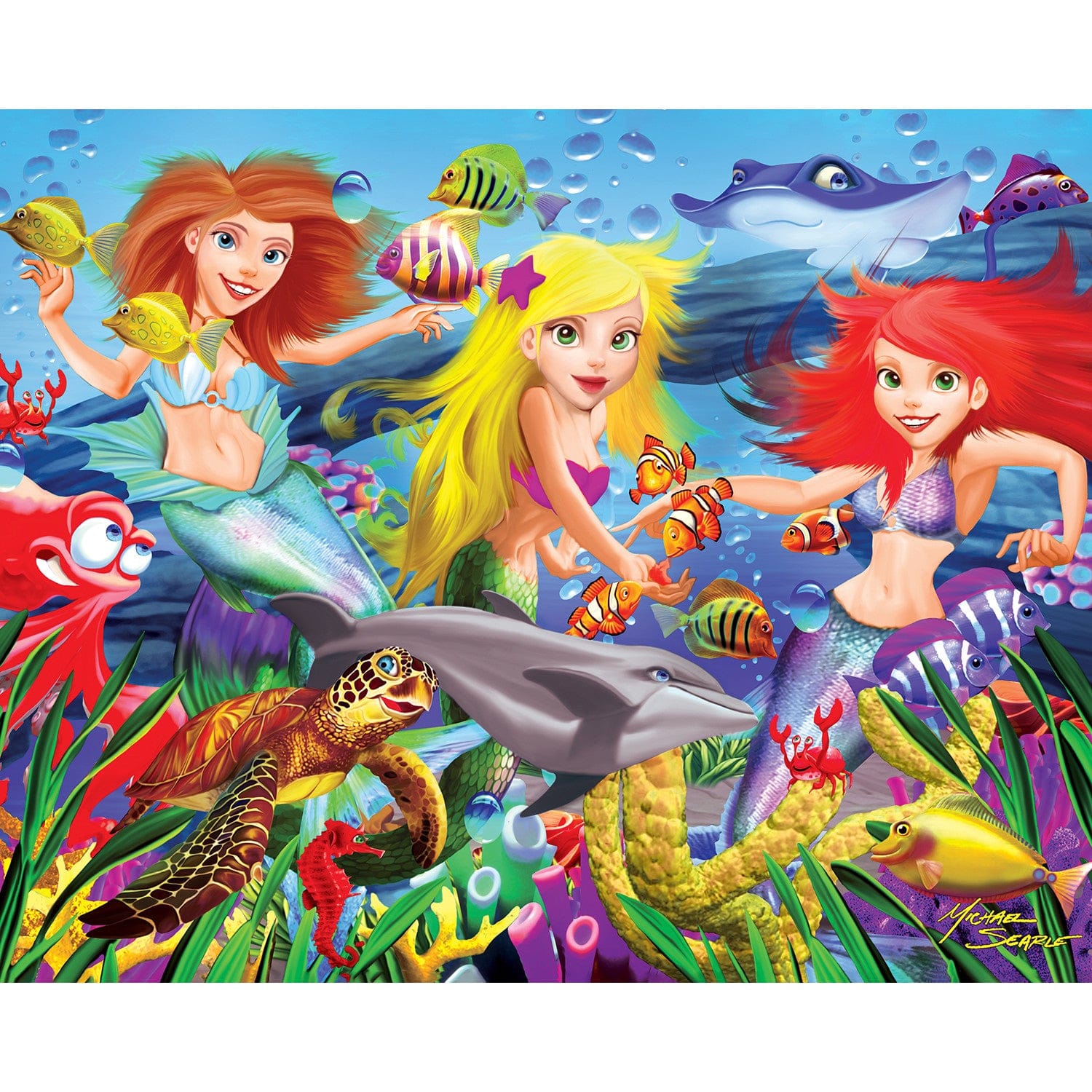Glow in the Dark 100 Piece Jigsaw Puzzles - 4-Pack V1 MasterPieces Puzzle Company INC