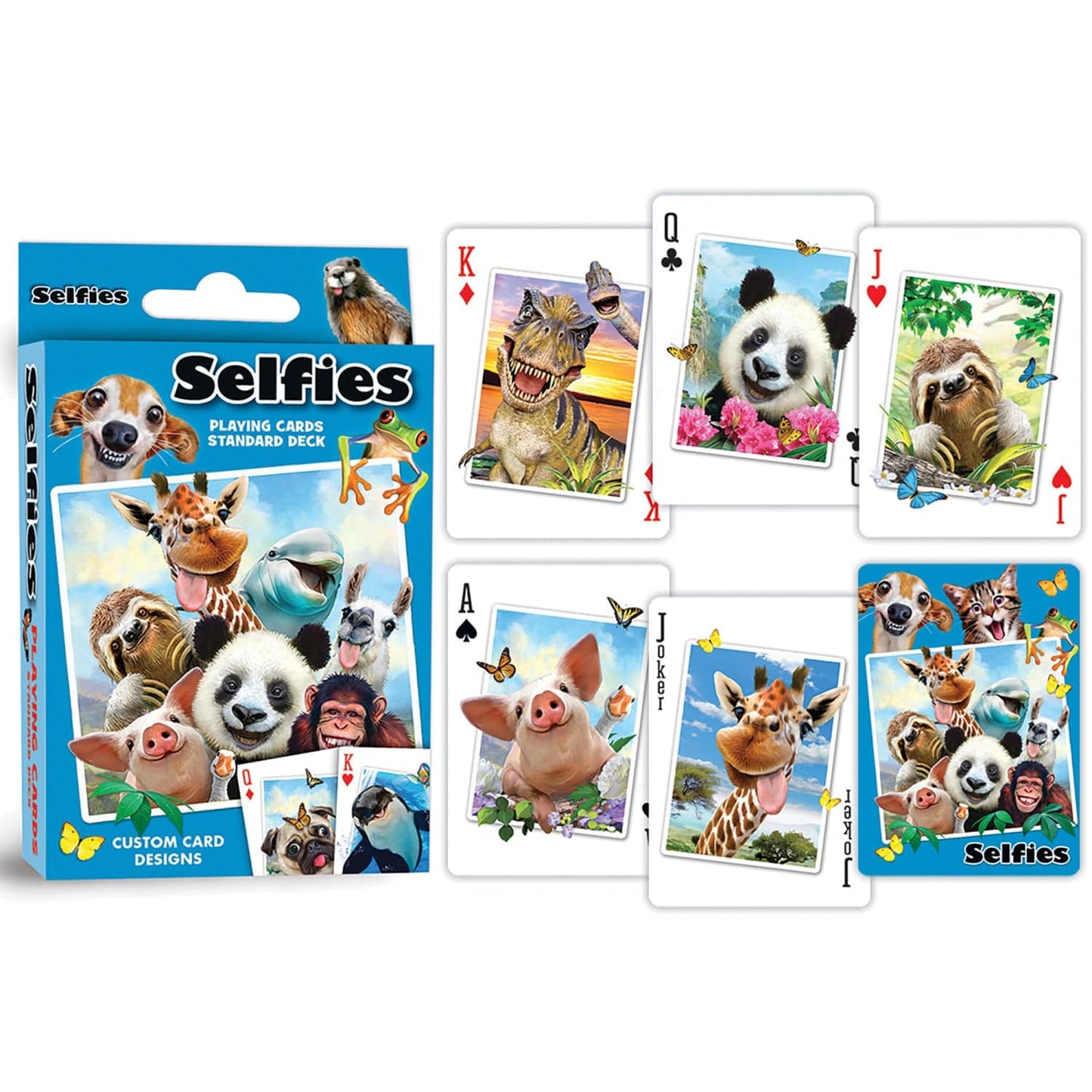 Selfies Playing Cards - 54 Card Deck MasterPieces Puzzle Company INC