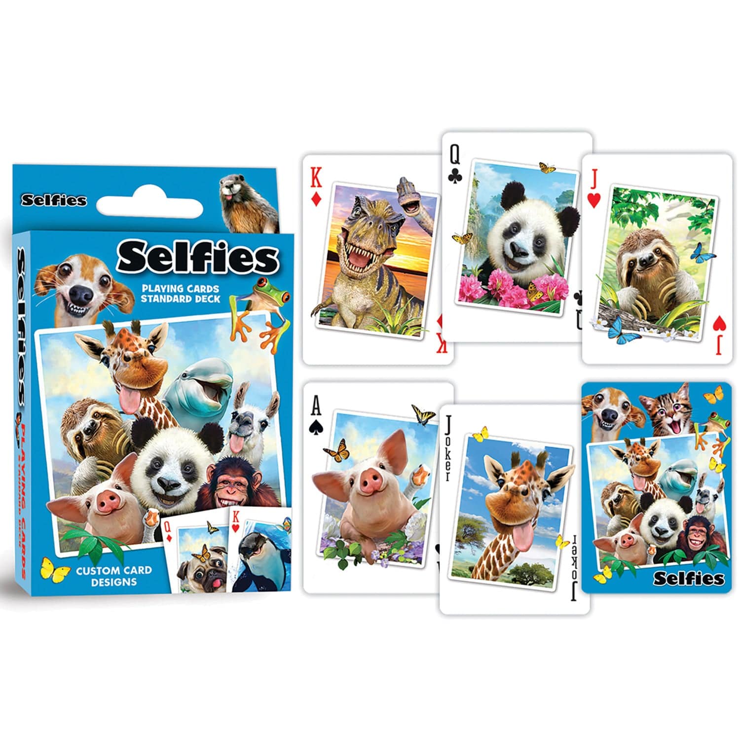 Selfies Playing Cards - 54 Card Deck MasterPieces Puzzle Company INC