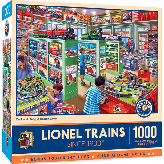 Lionel Trains - The Lionel Store 1000 Piece Jigsaw Puzzle MasterPieces Puzzle Company INC