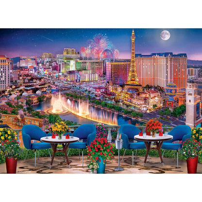 Colorscapes - Las Vegas Living 1000 Piece Jigsaw Puzzle - Out of Play
