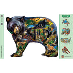 Shapes - Wildlife of the Woods 1000 Piece Shaped Jigsaw Puzzle - Out of Play