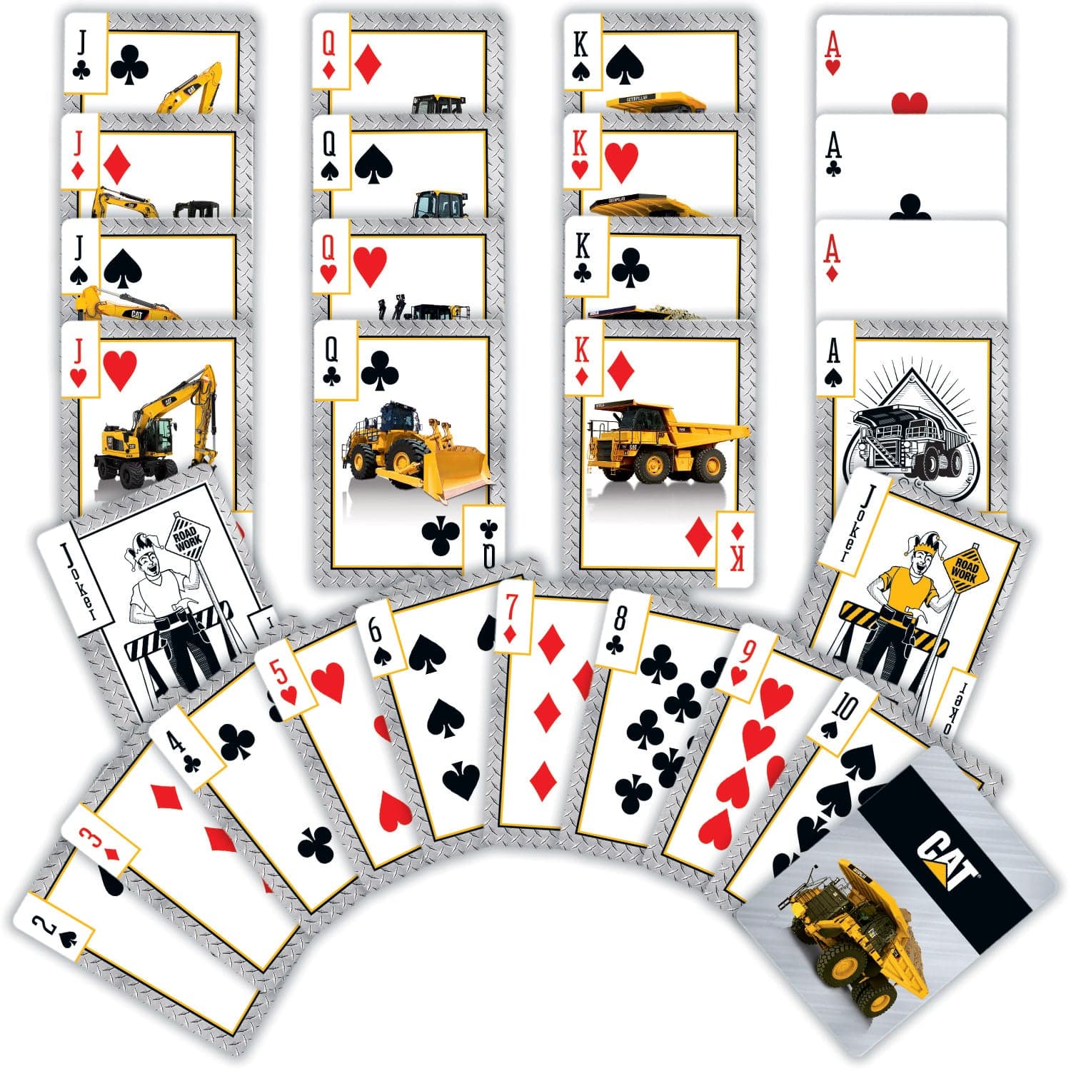 CAT - Caterpillar Playing Cards - 54 Card Deck - Out of Play