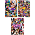 Decades - The 80's 500 Piece Jigsaw Puzzles 3 Pack - Out of Play
