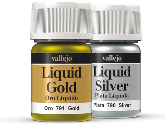 Vallejo - Liquid Gold Metallics - 35ml. PunkOuter Games