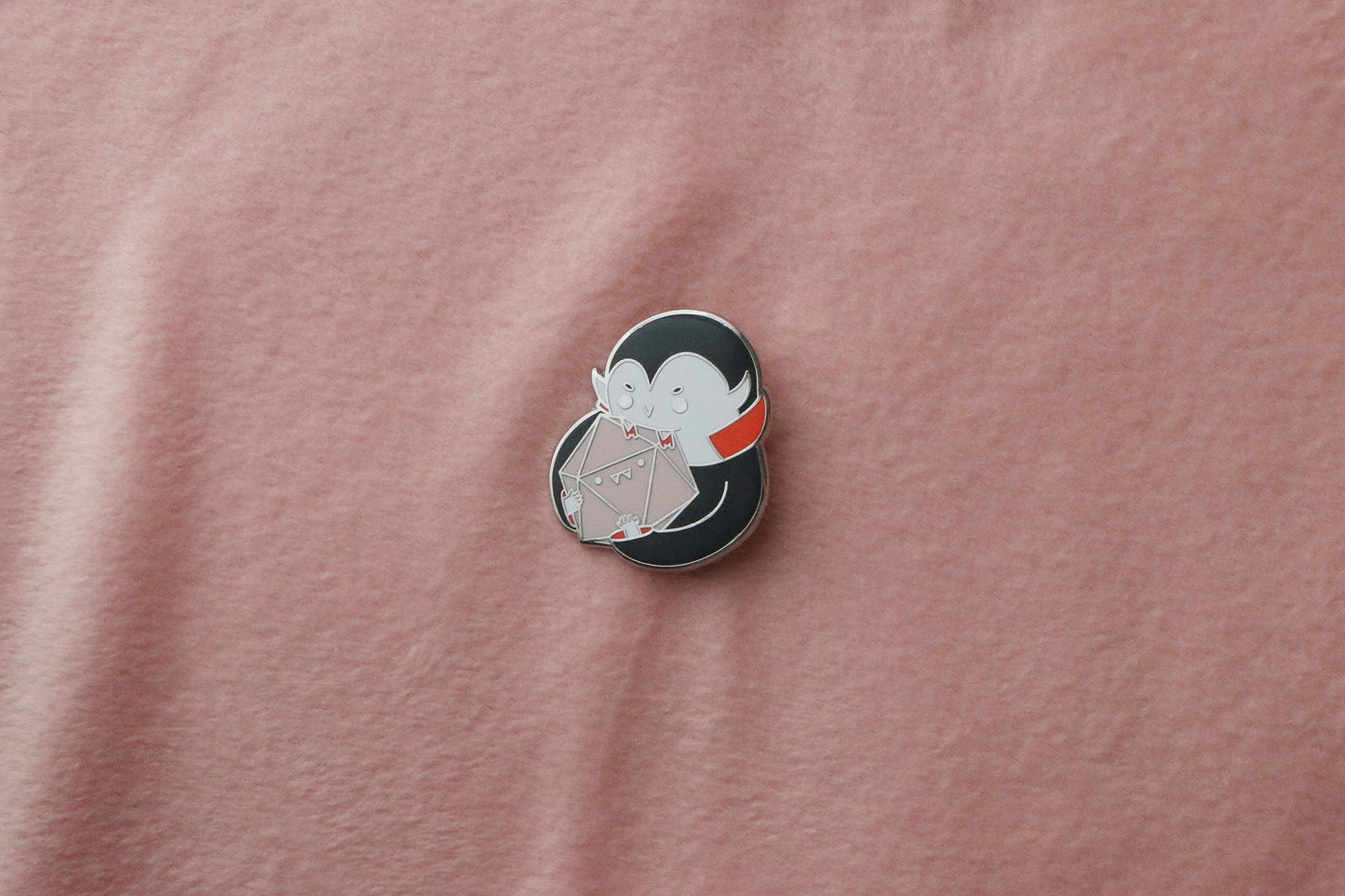 Vampire Dice Buddy Enamel Pin