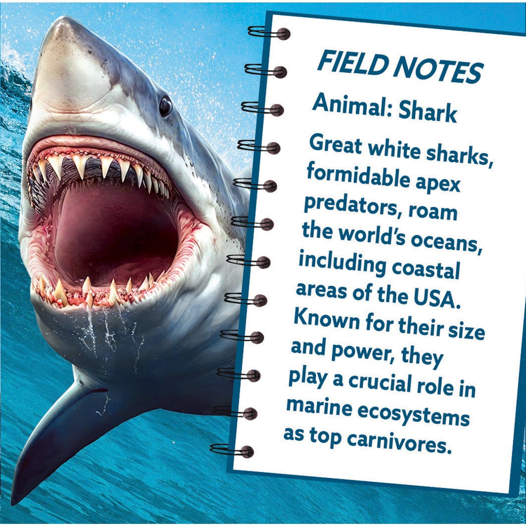 Shark 100 Piece Shaped Jigsaw Puzzle - Out of Play