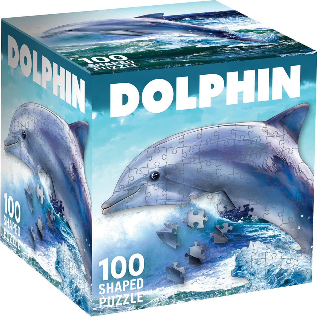 Dolphin 100 Piece Shaped Jigsaw Puzzle - Out of Play