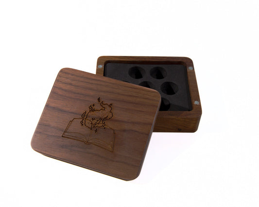Wizard Wooden Dice Case Easy Roller Dice Company