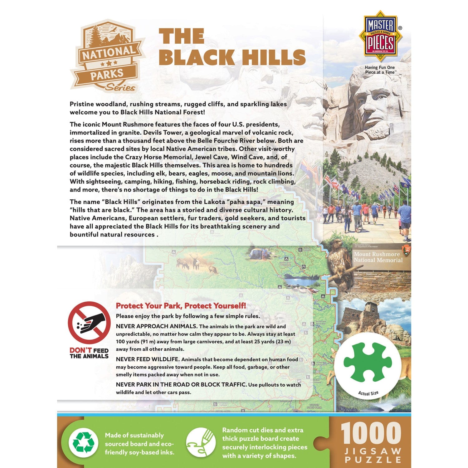 Black Hills National Forest 1000 Piece Jigsaw Puzzle - Out of Play