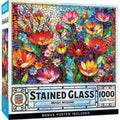 Stained Glass - Mosaic Meadow 1000 Piece Jigsaw Puzzle