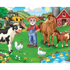 Old MacDonald's Farm 100 Piece Jigsaw Puzzles 4-Pack - Out of Play