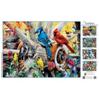 Audubon - Backyard Birds 1000 Piece Jigsaw Puzzle - Out of Play