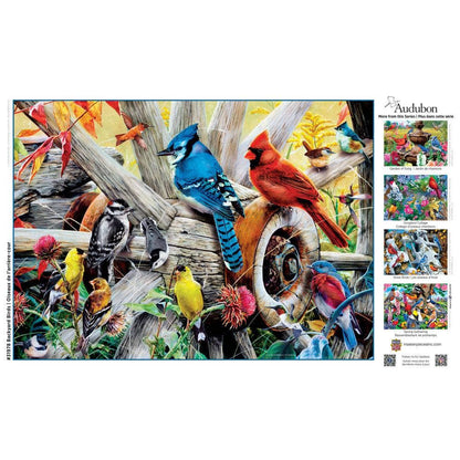 Audubon - Backyard Birds 1000 Piece Jigsaw Puzzle - Out of Play