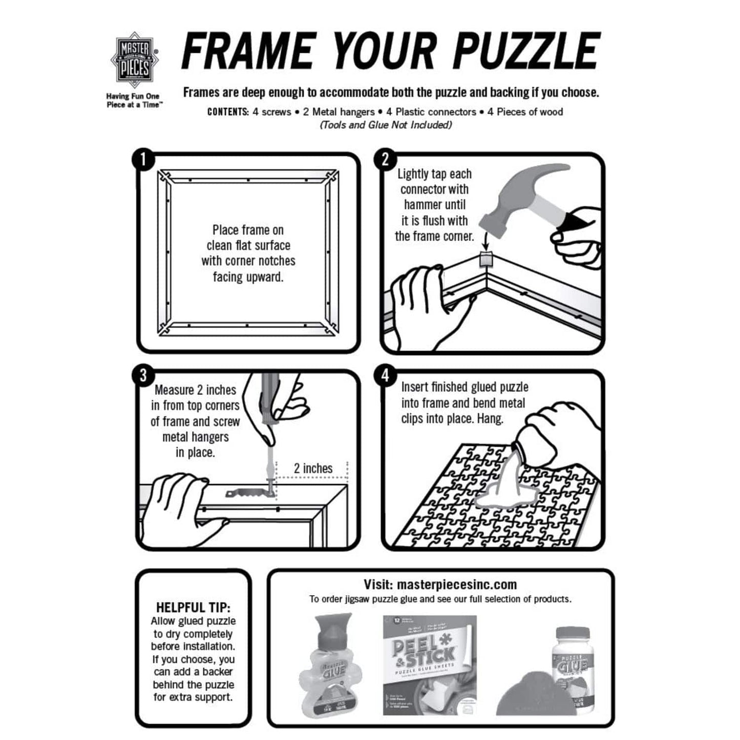 Wood Panoramic Jigsaw Puzzle Frame - 13" x 39" - Out of Play