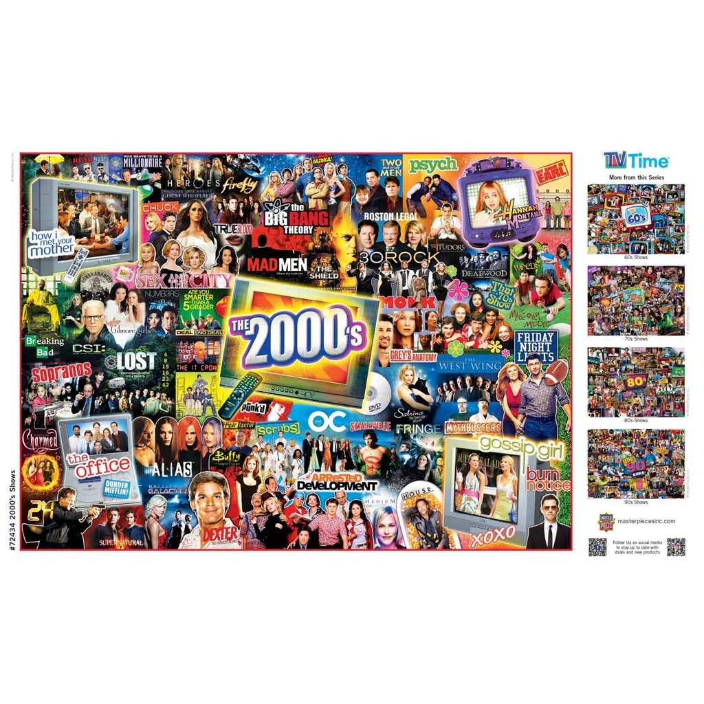 TV Time - 2000's Shows 1000 Piece Jigsaw Puzzle - Out of Play