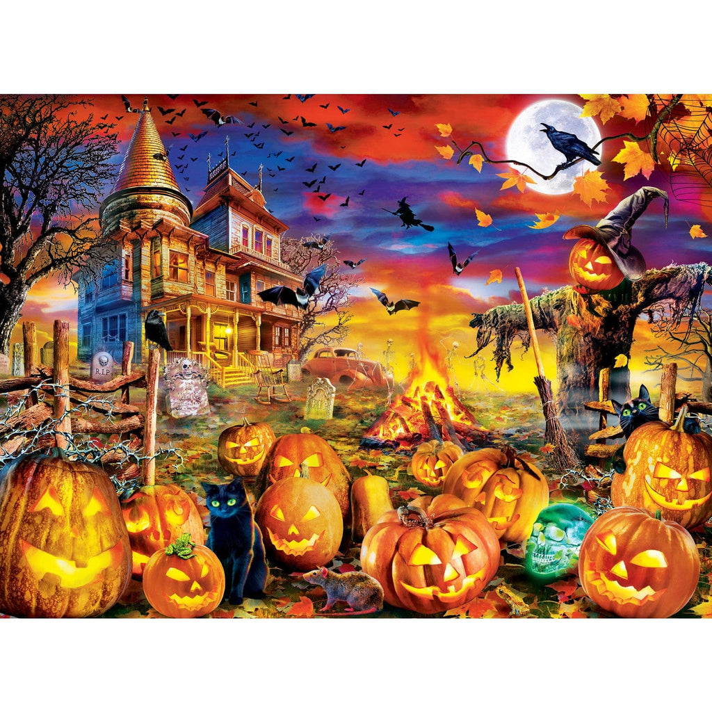 Halloween Glow in the Dark - The Pumpkin King 100 Piece Jigsaw Puzzle - Out of Play