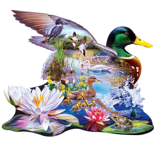 Shapes - Woodland Ducks 500 Piece Jigsaw Puzzle MasterPieces Puzzle Company INC