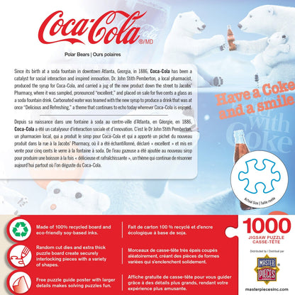 Coca-Cola Polar Bears 1000 Piece Jigsaw Puzzle - Out of Play