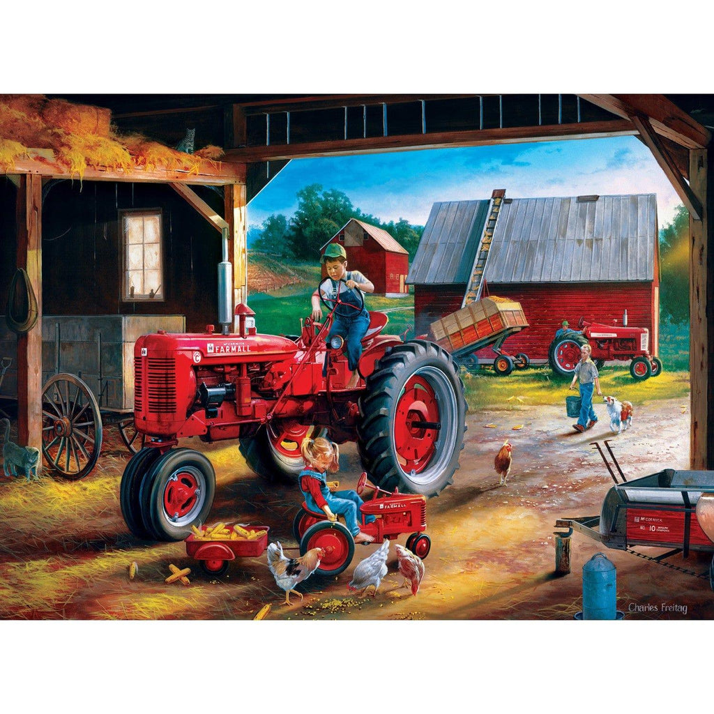 Farmall 4-Pack 500 Piece Jigsaw Puzzles - Out of Play