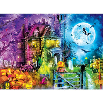 Halloween Glow in the Dark - Spooky Night 100 Piece Jigsaw Puzzle - Out of Play
