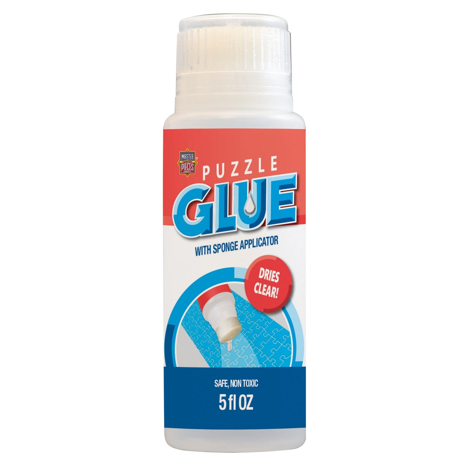 Jigsaw Puzzle Glue with Sponge Applicator - 5 oz - Out of Play