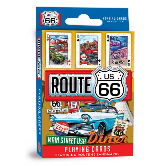 Route 66 Playing Cards - 54 Card Deck MasterPieces Puzzle Company INC