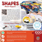 Shapes - Road Trippin 1000 Piece Shaped Jigsaw Puzzle - Out of Play