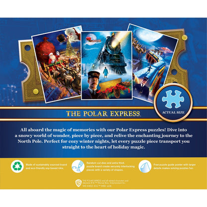 The Polar Express 3-pack 500 Piece Jigsaw Puzzle MasterPieces Puzzle Company INC