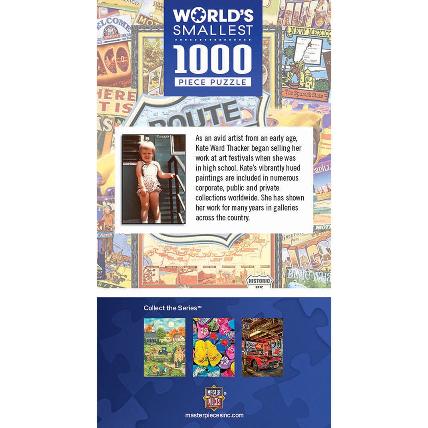 World's Smallest - Route 66 1000 Piece Jigsaw Puzzle MasterPieces Puzzle Company INC