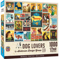 Vintage Posters - Dog Lovers 1000 Piece Jigsaw Puzzle - Out of Play