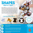 Shapes - Majestic Flight 1000 Piece Shaped Jigsaw Puzzle - Out of Play