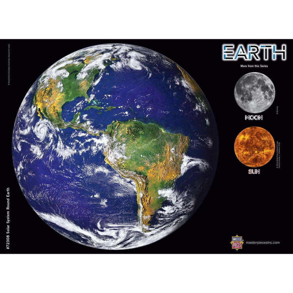The Earth - 1000 Piece Round Jigsaw Puzzle - Out of Play