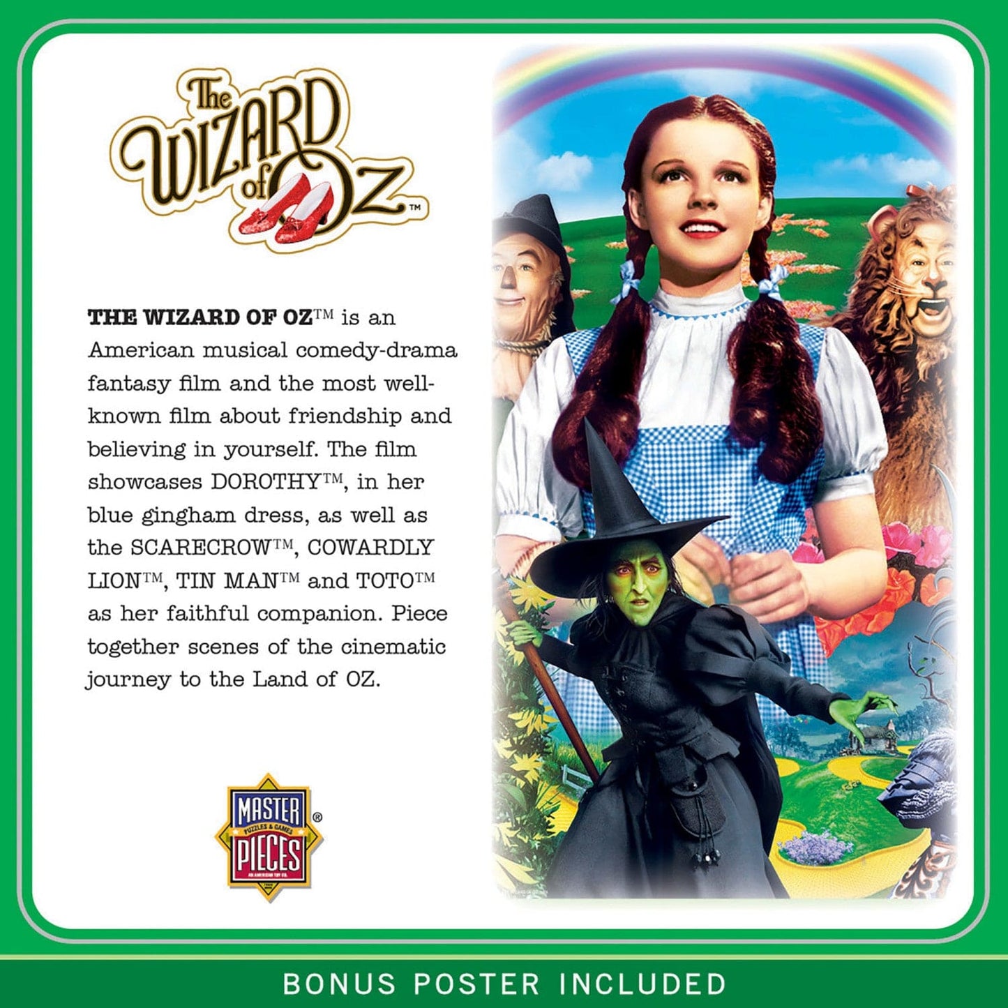 Wonderful Wizard of Oz 1000 Piece Jigsaw Puzzle MasterPieces Puzzle Company INC