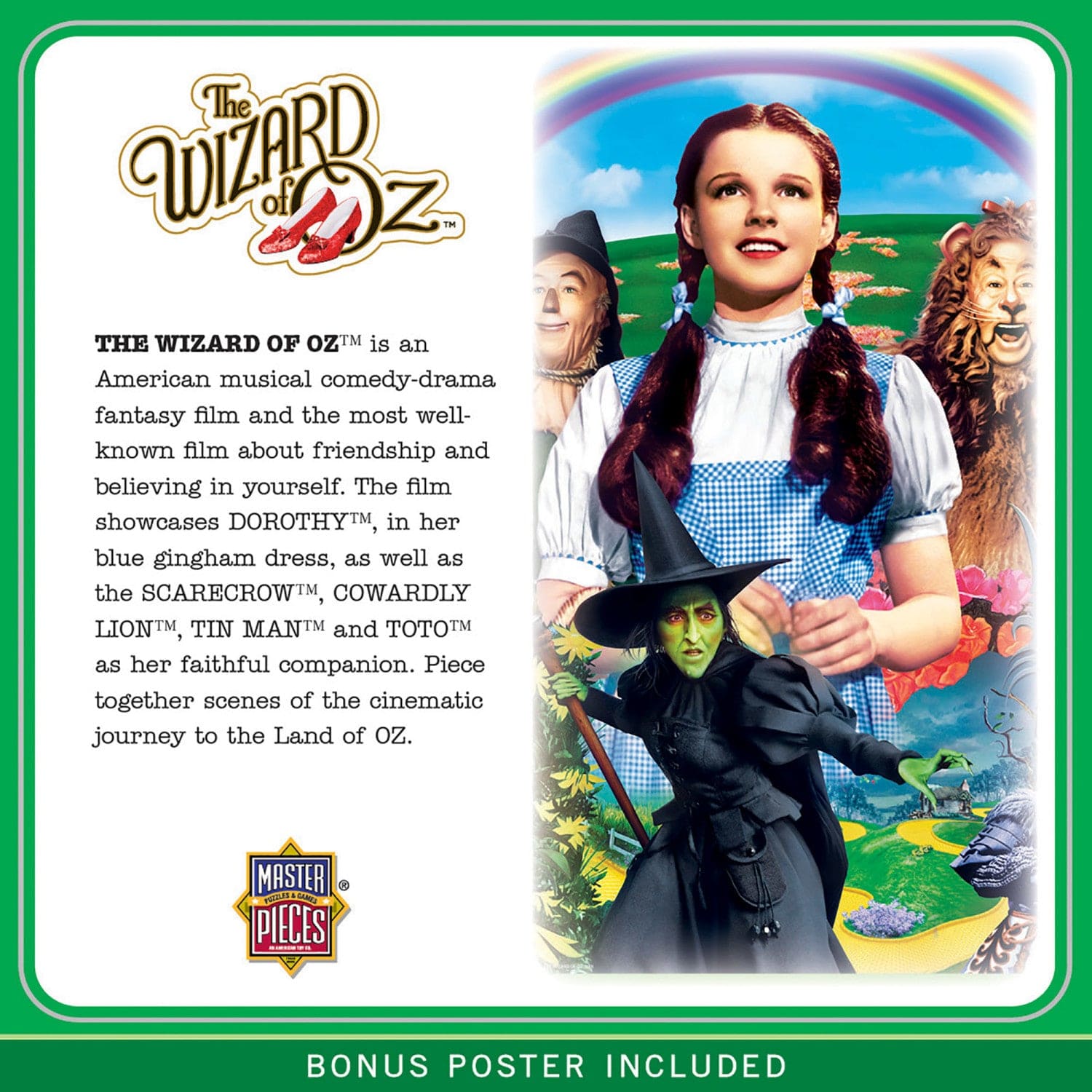 Wonderful Wizard of Oz 1000 Piece Jigsaw Puzzle MasterPieces Puzzle Company INC