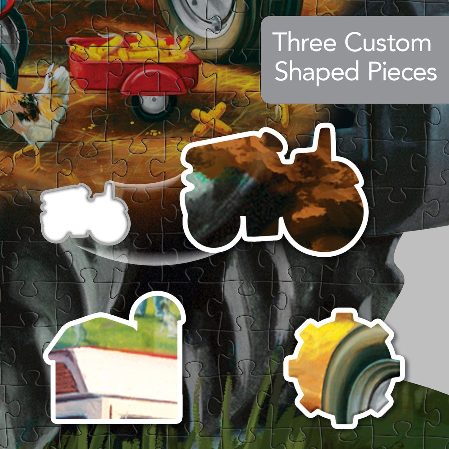 Shapes - Love of the Land 1000 Piece Shaped Jigsaw Puzzle - Out of Play