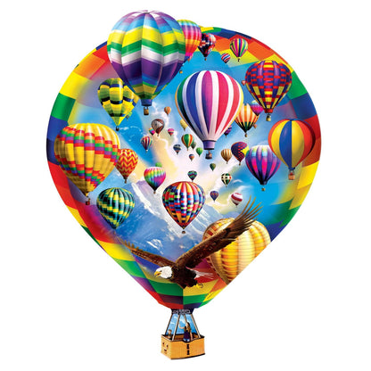 Shapes - Hot Air Balloons 500 Piece Jigsaw Puzzle MasterPieces Puzzle Company INC