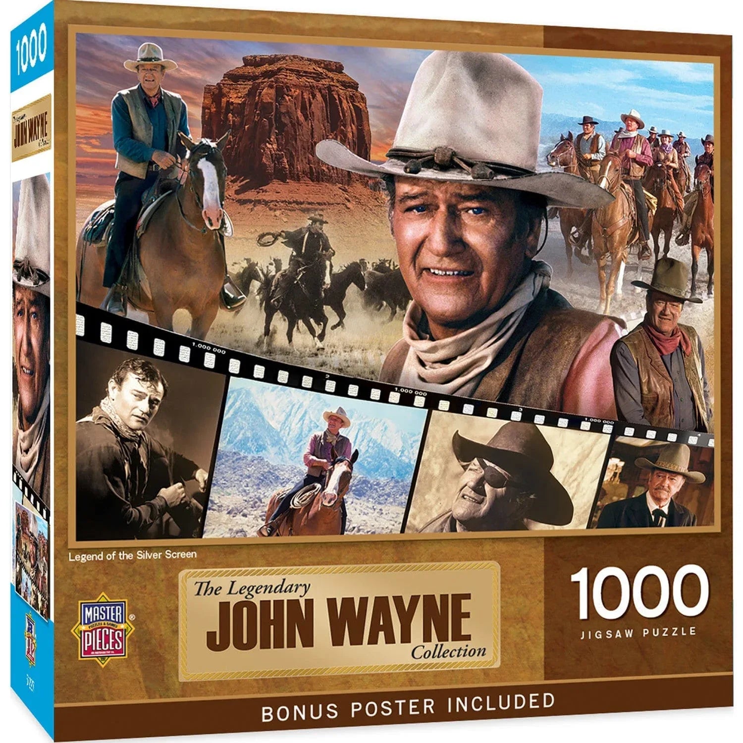 John Wayne Collection - Legend of the Silver Screen 1000 Piece Jigsaw Puzzle - Out of Play